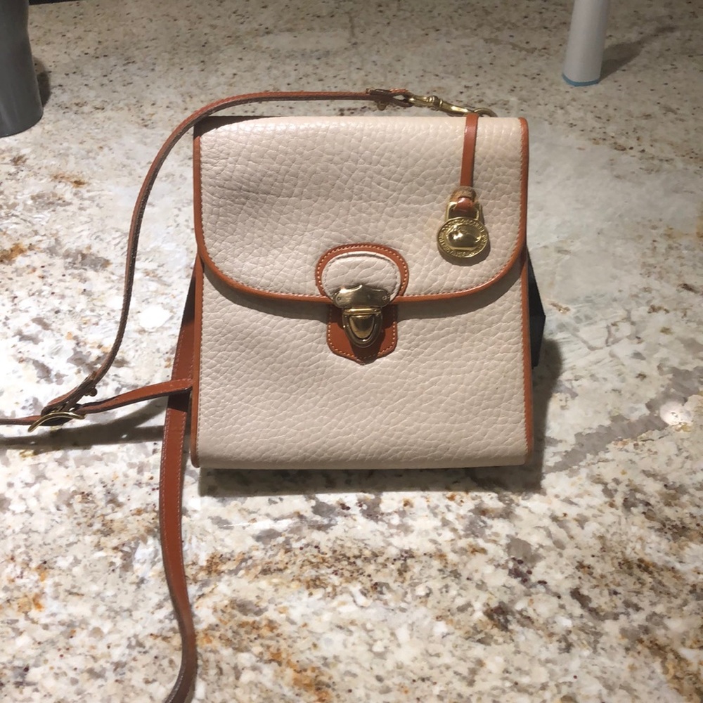 Vintage Cream Dooney and Bourke Purse